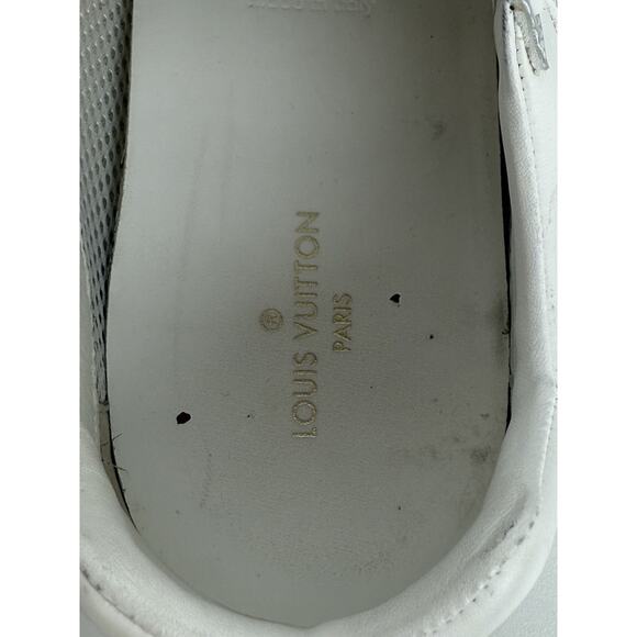 Louis Vuitton White Holographic LV Trainer Men\'s Sneakers Size 8.5 MS1200 main image 6